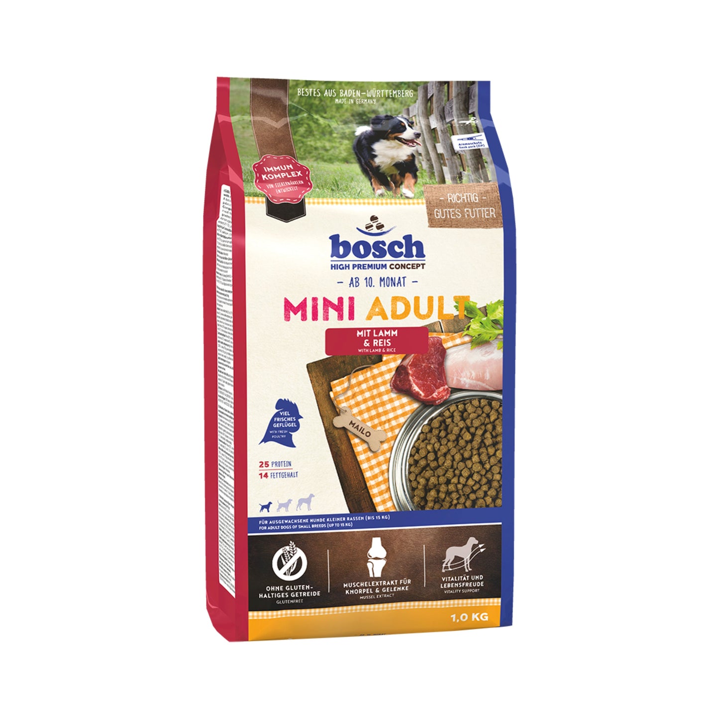 Mini Adult mit Lamm & Reis