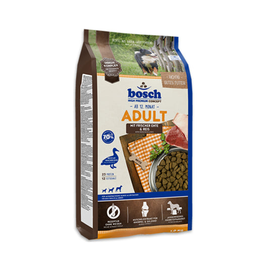 Adult mit Ente & Reis