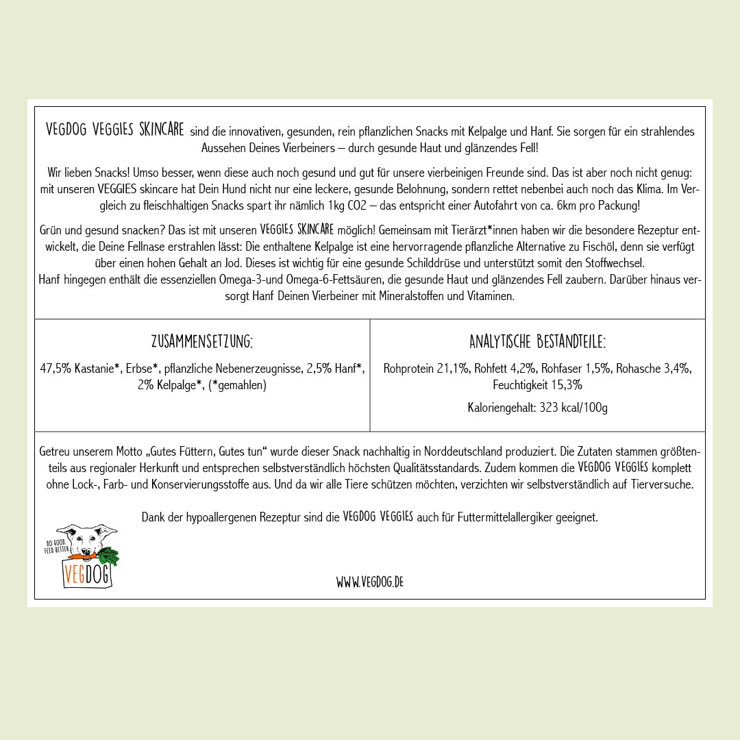 Veggies Skincare 10x125g